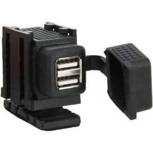 Waterdichte motorfiets SAE naar USB-kabel adapter 3.1 A Dual-Port stopcontact adapter  voor smartphones  tablets  GPS