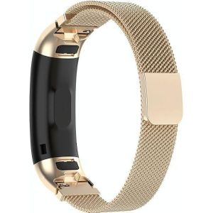 Voor Huawei Band 3 & 4 Pro Milanese Strap(Champagne Gold)