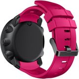 Slimme horloge siliconen polsband horlogeband voor Suunto Ambit3 verticaal (Rose rood)