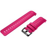 Slimme horloge siliconen polsband horlogeband voor Suunto Ambit3 verticaal (Rose rood)