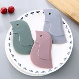 4 PC'S Penguin vorm zachte schraper keuken bakken Gadget (grijs)