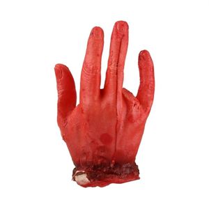 Populaire enge Halloween Prop bloedige vier vinger nep Hand