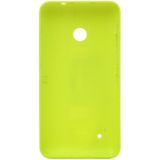 Effen kleur kunststof terug batterijdekking voor Nokia Lumia 530 (geel)
