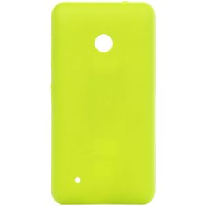 Effen kleur kunststof terug batterijdekking voor Nokia Lumia 530 (geel)
