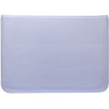 Universele envelop stijl PU lederen draagtas met houder voor uiterst dunne Notebook Tablet PC 13 3 inch  formaat: 35x25x1.5cm (blauw-paars)