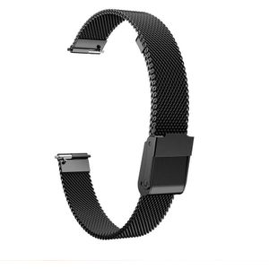 Voor Fitbit Ace 3 / Inspire 2 Dubbele Verzekering Gesp Milanese vervangende band horlogeband