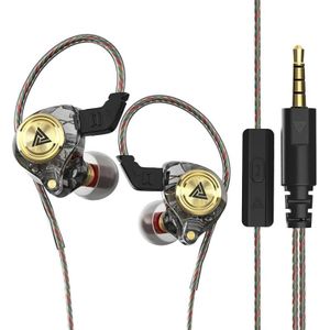 QKZ AK3 FiLe In-ear subwoofer Draadgestuurde koptelefoon met microfoon