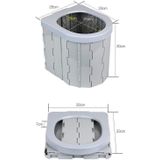 Auto-toilet Draagbare opvouwbare auto noodtoilet  specificatie: gentegreerd met dekking