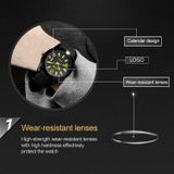 addies MY-1601 Reguliere versie Siliconen Watchstrap Quartz Watch  Support Calendar  Szie:S (Geel)