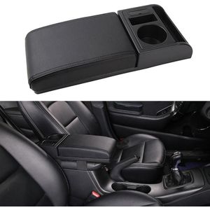 Auto multifunctionele dubbele USB-armleuning box booster pad  microfiber lederen rechte type