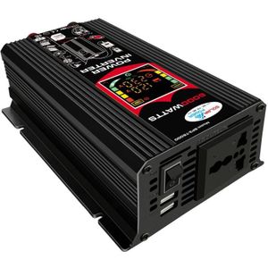 Tang III Generation 12V tot 220V 6000W Auto Power Inverter met LCD-display & Dual USB