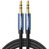 Ugreen AV112 Audio Kabel 3 5 mm Luidspreker line aux kabel  lengte: 0 5 m (Blauw)