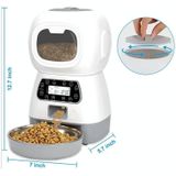 Button Style 3.5L Elf Pet Feeder Automatic Feeder (met EU-voeding)