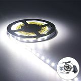 YWXLight dimbaar licht Strip Kit  5m LED lint  niet-waterdicht voor Indoor  11key afstandsbediening LED-Strip Lamp 300led EU Plug (koud wit)