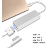 USB C naar magnetische mag-Safe adapter  mag-Safe naar type C laad omvormer adapter compatibel voor MacBook Pro/Air  Nintendo switch  telefoon en andere USB C-apparaten  compatibel