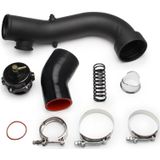 JQG1006-BK Auto Gemodificeerde 50mm Turbo Inlaatpijp Kit voor BMW N54 E88 E90