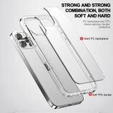 Voor iPhone 14 Pro iPAKY Aurora-serie schokbestendige pc + TPU-beschermende telefoonhoes (transparant paars)