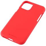 MERCURY GOOSPERY SOFE gevoel TPU schokbestendig en kras Case voor iPhone 11 Pro Max (rood)
