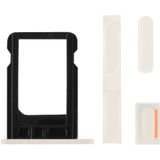 Full housing Chassis / backcover met montage plaat & Mute-toets + Power knop + volumeknop + Nano SIM-kaarthouder voor iPhone 5C(White)