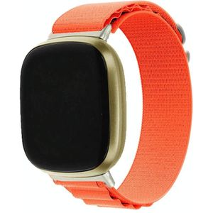 Voor Fitbit Versa 3 / Sense Universal Loop nylon horlogeband