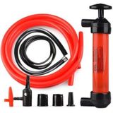 Handleiding olie pompen pipe voor auto olie overdracht olin pompen vloeibaar water chemische overdracht opblaasbare pomp (rood)