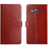 Voor Samsung Galaxy J2 Prime Y Stitching Horizontal Flip Leather Phone Case