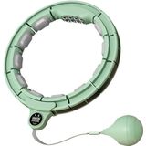 Intelligente tellen magnetische therapie massage fitnessring + zweetriem  binnen 230 catties (avocado groen)