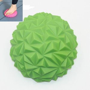 Voetmassage balans training ball fitness yoga bal  grootte: 16 x 8cm (Groen)