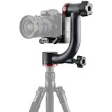 Yelangu A203 koolstofvezel opknoping horizontale Gimbal Tripod-kop voor DV- en SLR-camera's