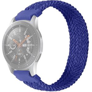 22mm Universal Nylon Weave Replacement Strap Watchband(Blauw)