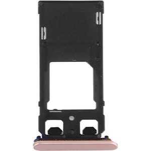 SIM-kaarthouder + Micro SD / SIM-kaarthouder + kaart sleuf poort stof Plug voor Sony Xperia X (Dual SIM versie) (Rose goud)