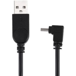 90 graden hoek elleboog Mini USB naar USB Data / laad Kabel  Lengte: 28cm