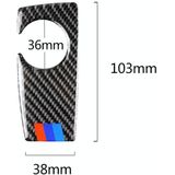 Drie kleur koolstofvezel auto handrem hieronder paneel decoratieve sticker voor BMW 5-serie F07 F10 F25 F26 / GT X3 X4 2009-2016 Sutible voor rechts rijden
