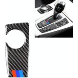 Drie kleur koolstofvezel auto handrem hieronder paneel decoratieve sticker voor BMW 5-serie F07 F10 F25 F26 / GT X3 X4 2009-2016 Sutible voor rechts rijden