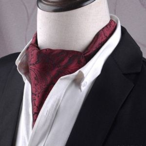 Gentleman's stijl polyester Jacquard mannen trendy sjaal Fashion jurk pak shirt Britse stijl sjaal (L235)