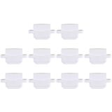 10 stuks opladen Port-Connector voor iPad mini / mini 2 / mini 3(White)