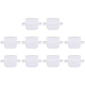 10 stuks opladen Port-Connector voor iPad mini / mini 2 / mini 3(White)