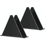 2 stuks YX014-2 acryl driehoekige tafel papieren handdoek organisator