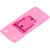 Beknopte stijl veranderlijk verstelbare universele Mini zelfklevende houder standaard  grootte: 6.4 x 3.1 x 0 2 cm  voor iPhone  Galaxy  Huawei  Xiaomi  LG  HTC en Tablets(Magenta)