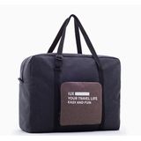 Opvouwbare vrouwen reizen tas Unisex bagage reizen handtassen waterdichte reistas grote capaciteit tas (zwart)