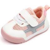 D2678 Herfst Babyschoenen Super Skin Kinderen Sport Witte Schoenen  Maat: 19 (Single Net Pink)