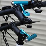 Road Bike T-Handle Mountain Bike Aluminium Alloy Extension Frame Lamp Clip Fixing Seat Extension Frame(Zwart)
