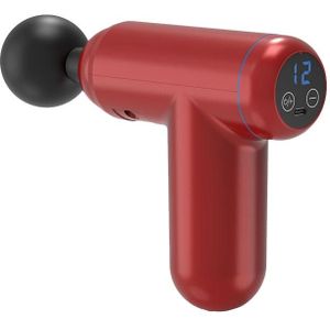 J12A Mini Vibrerende Massage Touch Screen Fascia Gun (Rood)