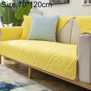 Vier seizoenen universele eenvoudige moderne antislip volledige dekking sofa cover  maat: 70x120cm (veer dromen geel)