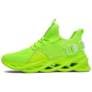 Heren licht ademende vrijetijdsschoenen comfortabele mesh sneakers hardloopschoenen  maat: 36