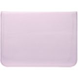 Universele envelop stijl PU lederen draagtas met houder voor uiterst dunne Notebook Tablet PC 15.4 inch  maat: 39x28x1.5cm(Pink)