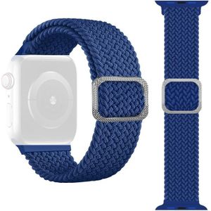Gesp Gevlochten Elastische Strap Horlogeband voor Apple Watch Series 6 & SE & & 5 & 4 40 MM / 3 & 2 & 1 38mm