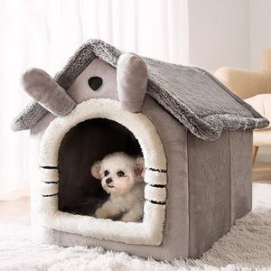 Huistype Universeel verwijderbaar en wasbaar hondenbed voor huisdieren  maat: L (grijze kat)