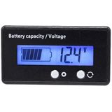 H6133 12V-84V Loodzuur Batterij Voltage Tester Percentage Voltmeter Gauge Lithium Battery Status Monitor (Blue Light)