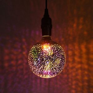 G125 E27 4W IP65 waterdicht Warm witte 3D Fireworks LED lamp  2700K 48 LEDs SMD 2835 Vintage sfeer decoratie Art Lamp  AC 85-265V